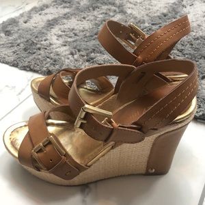 Audrey Brooke Brown Wedges